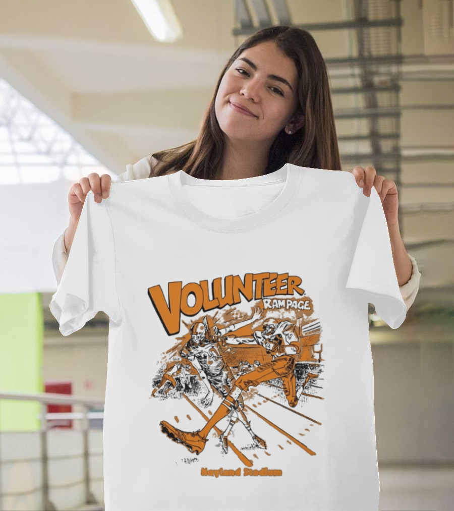 Volunteer Rampage Neyland Stadium Tennessee Volunteers T-Shirt