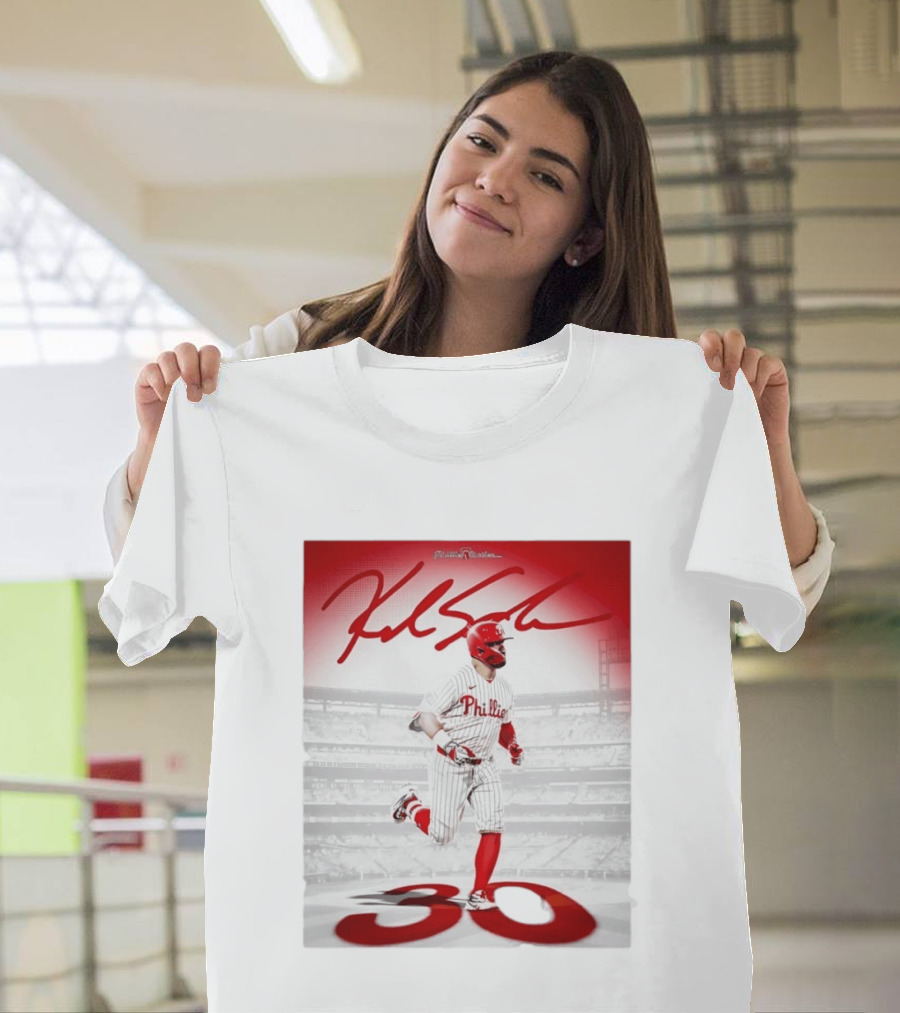 Philadelphia Phillies Kyle Schwarber 30 Home Runs Phillies Stadium T-Shirt