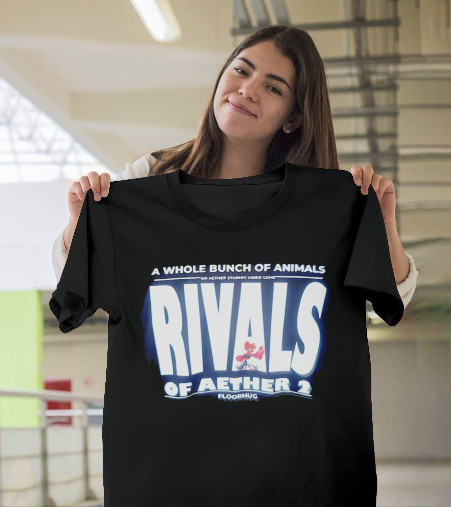 A Whole Bunch Of Animals Rivals Of Aether 2 An Aether Studios Video Game Floorhug T-Shirt