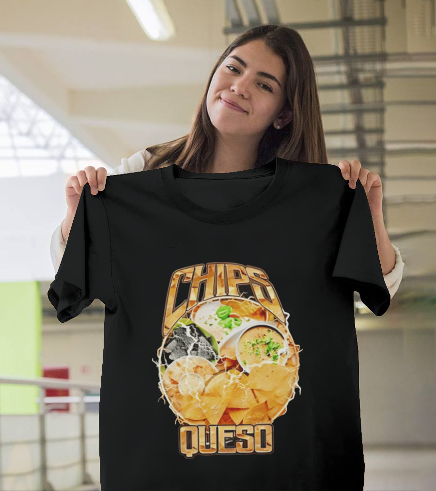 Chips Queso Lightning Bold Flavor Snack Experience T-Shirt