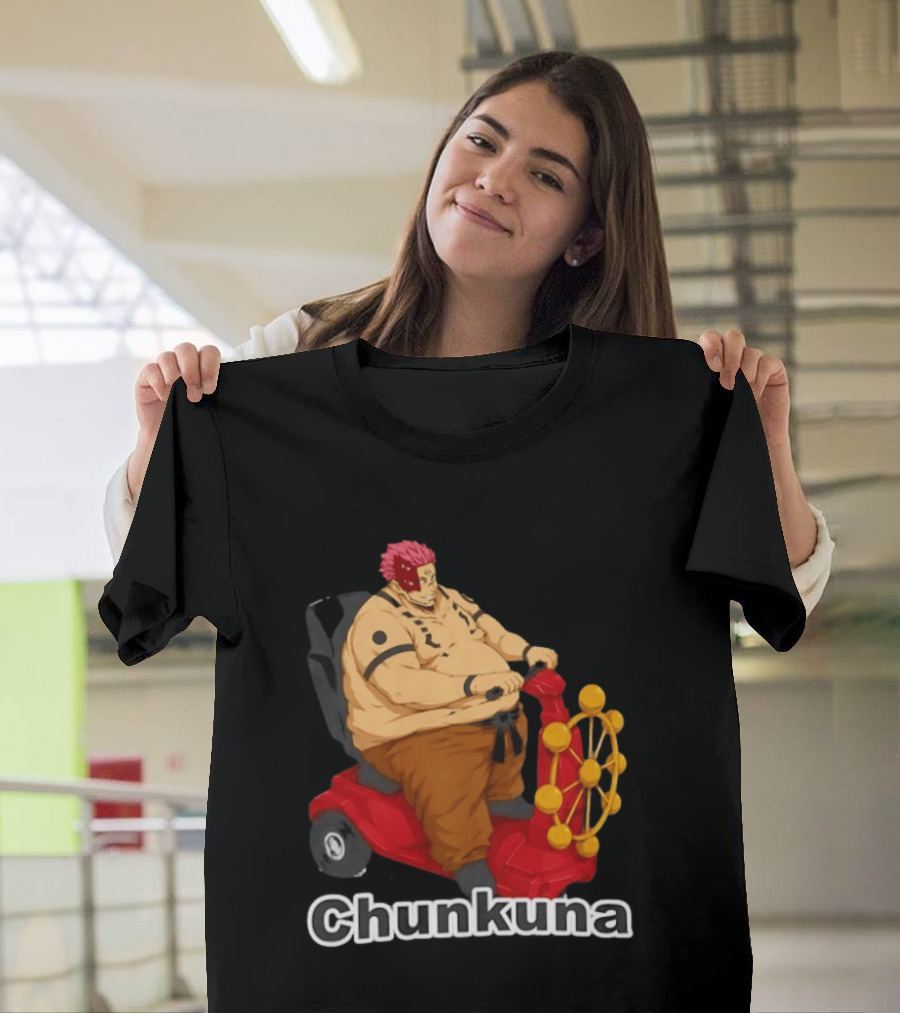 Chunkuna Jujutsu Kaisen Sukuna Parody Anime Manga T-Shirt