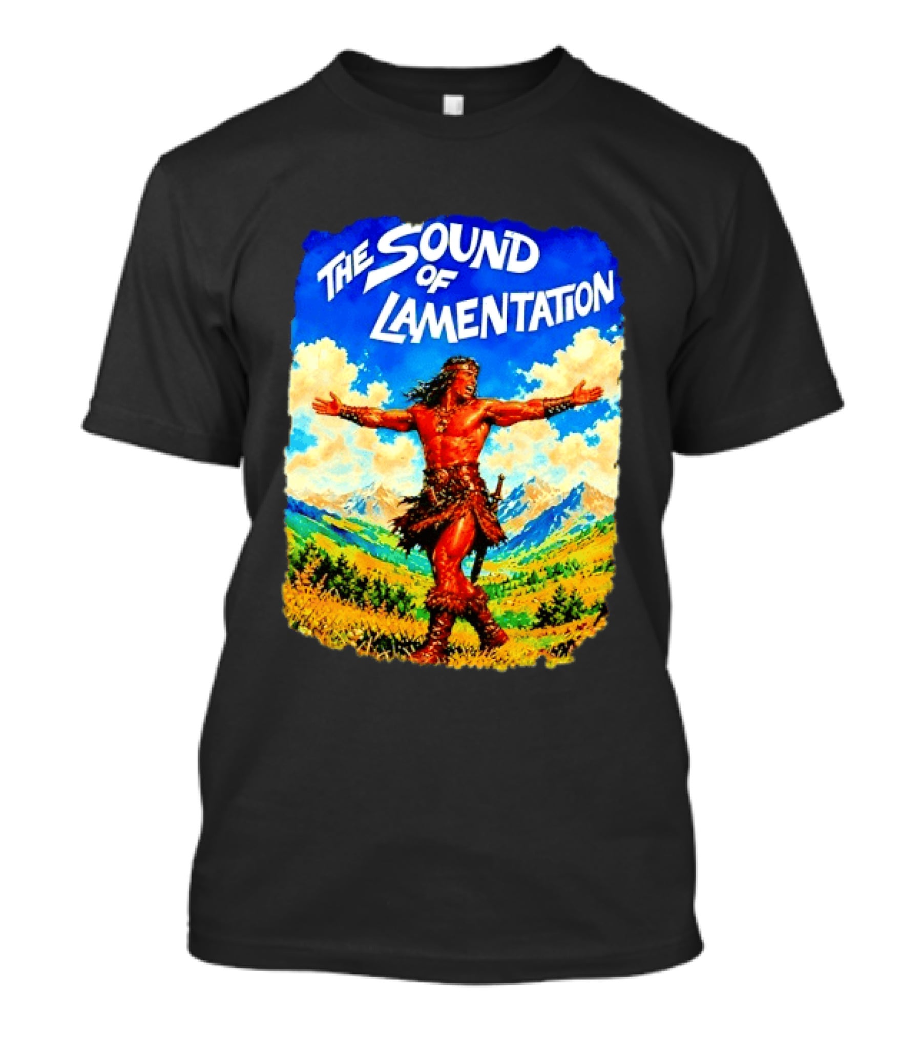 The Sound Of Lamentation Conan The Barbarian Scenic Landscape T-Shirt