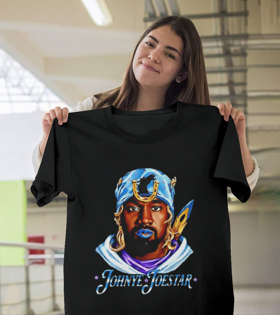 Kanye West Johnye Joestar JoJo's Bizarre Adventure Mashup T-Shirt