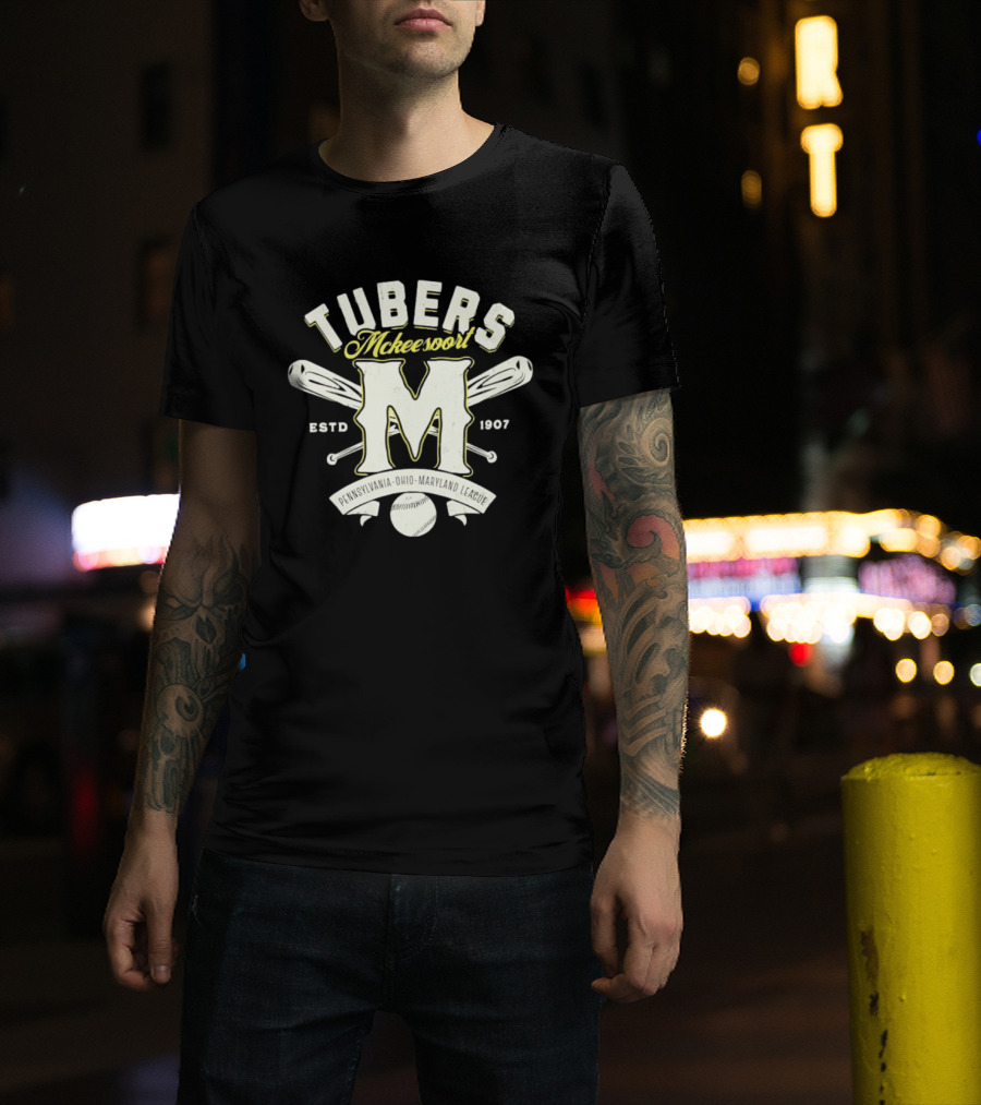 Tubers McKeesport Pennsylvania Ohio Maryland League Estd 1907 T-Shirt