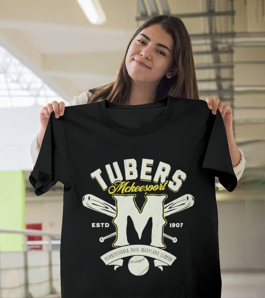 McKeesport Tubers Baseball Est 1907 Pennsylvania Ohio Maryland League T-Shirt