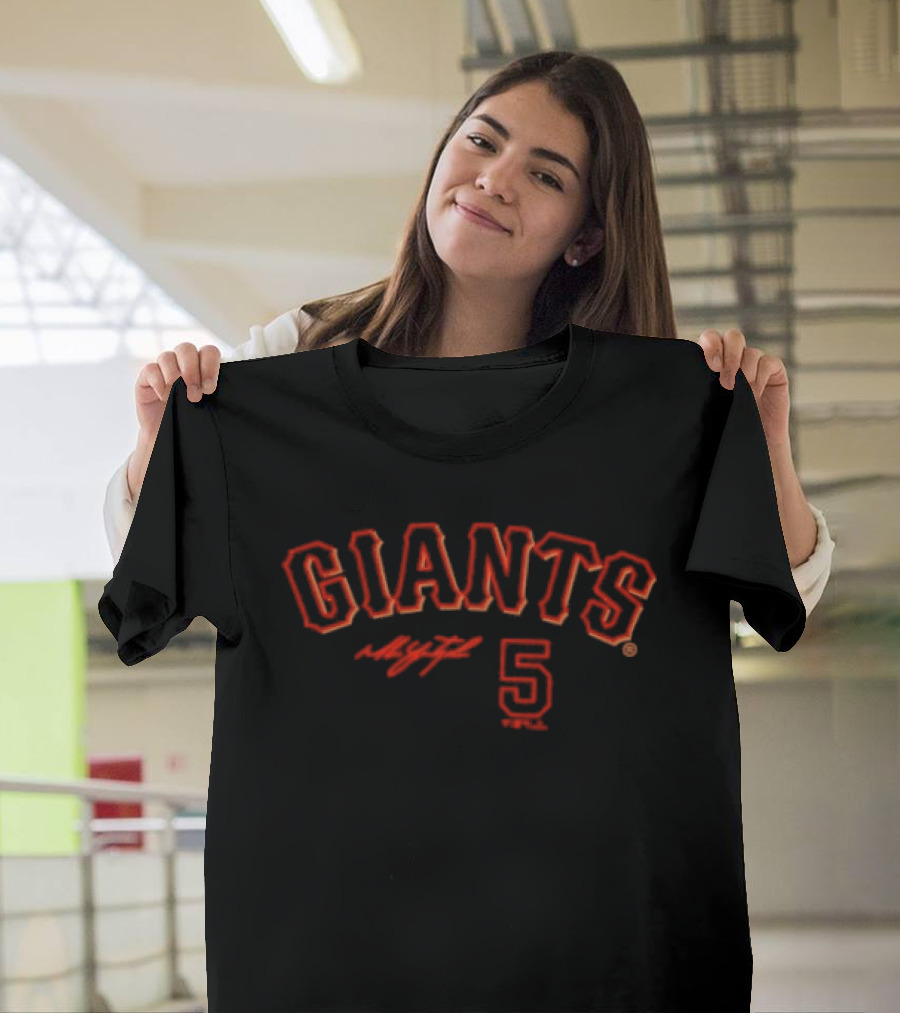 Giants Yastrzemski 5 San Francisco Player Name And Number T-Shirt