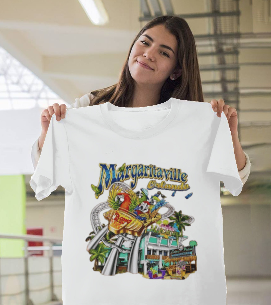 Margaritaville Orlando Volcano Blow It's 5 O' Somewhere T-Shirt