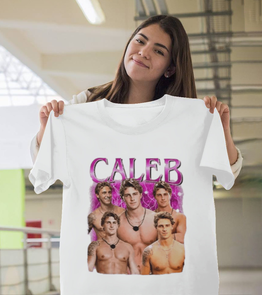 Caleb Love Island USA Reality TV Collage T-Shirt