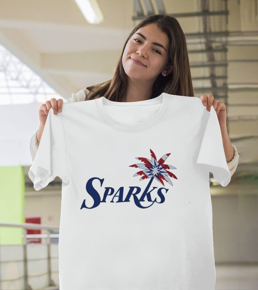 Los Angeles Sparks Stars Stripes Palm Tree Flag T-Shirt