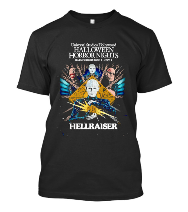 Universal Studios Hollywood Halloween Horror Nights Hellraiser Sept 8 Nov 1 T-Shirt