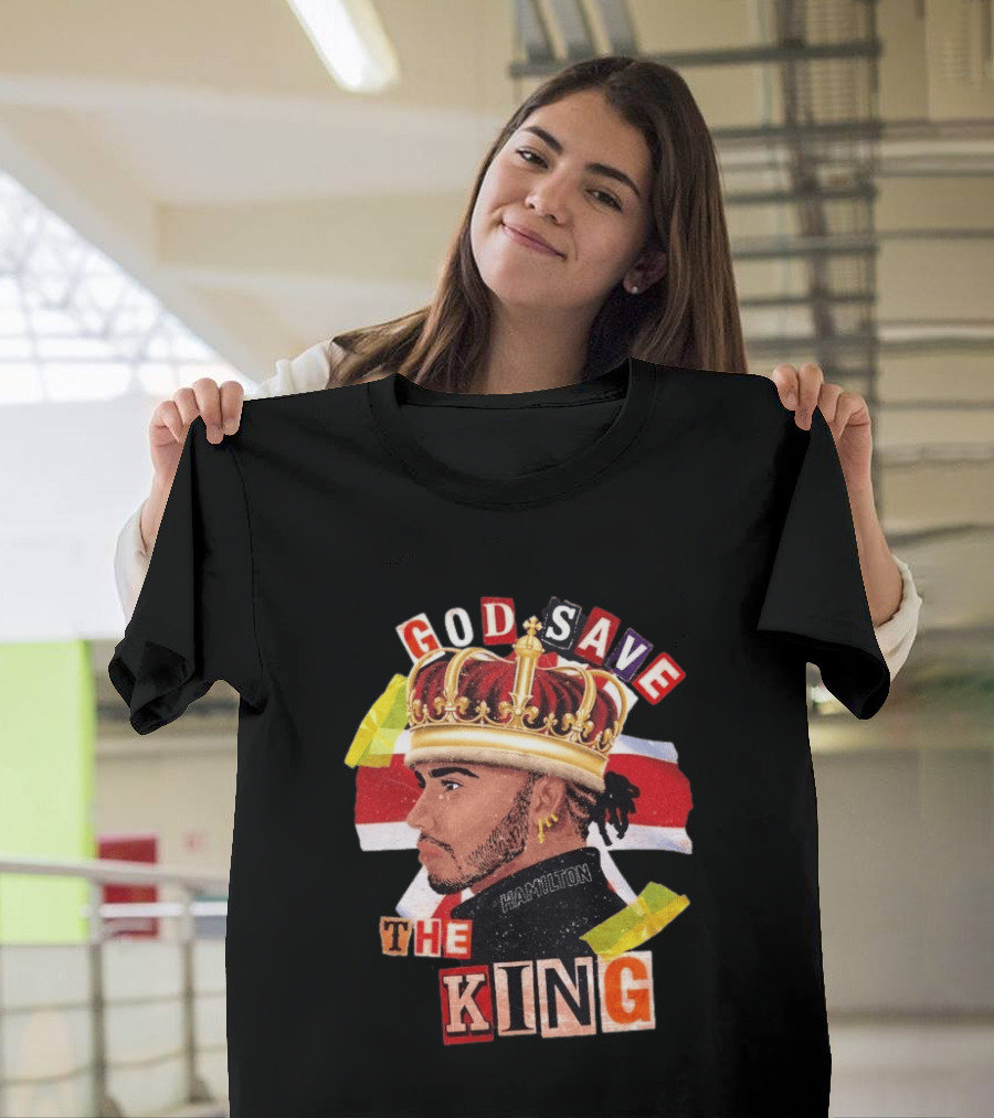 God Save The King Lewis Hamilton Crowned British Champion T-Shirt