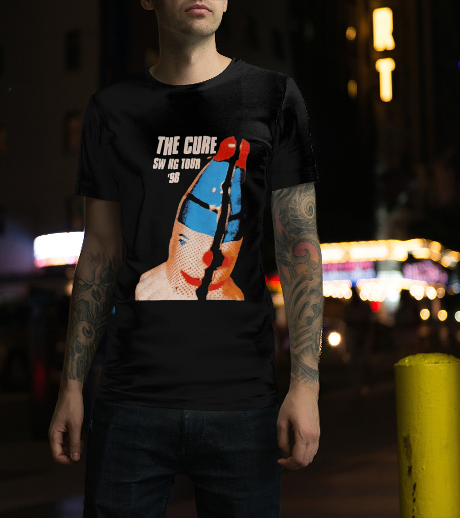 The Cure Swing Tour 96 Clown Face T-Shirt