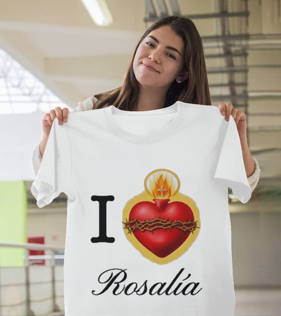 I Love Rosalía Sacred Heart T-Shirt