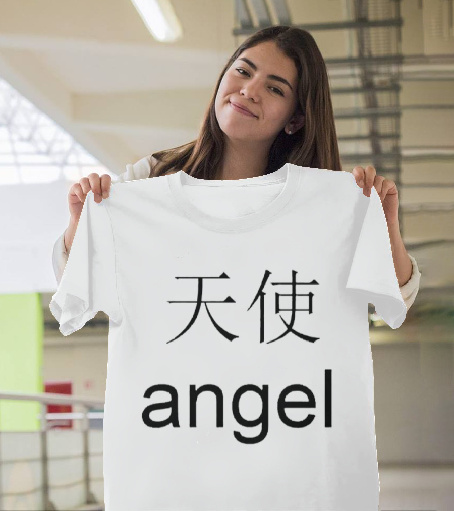 Angel Kanji Japanese Celestial Spiritual T-Shirt