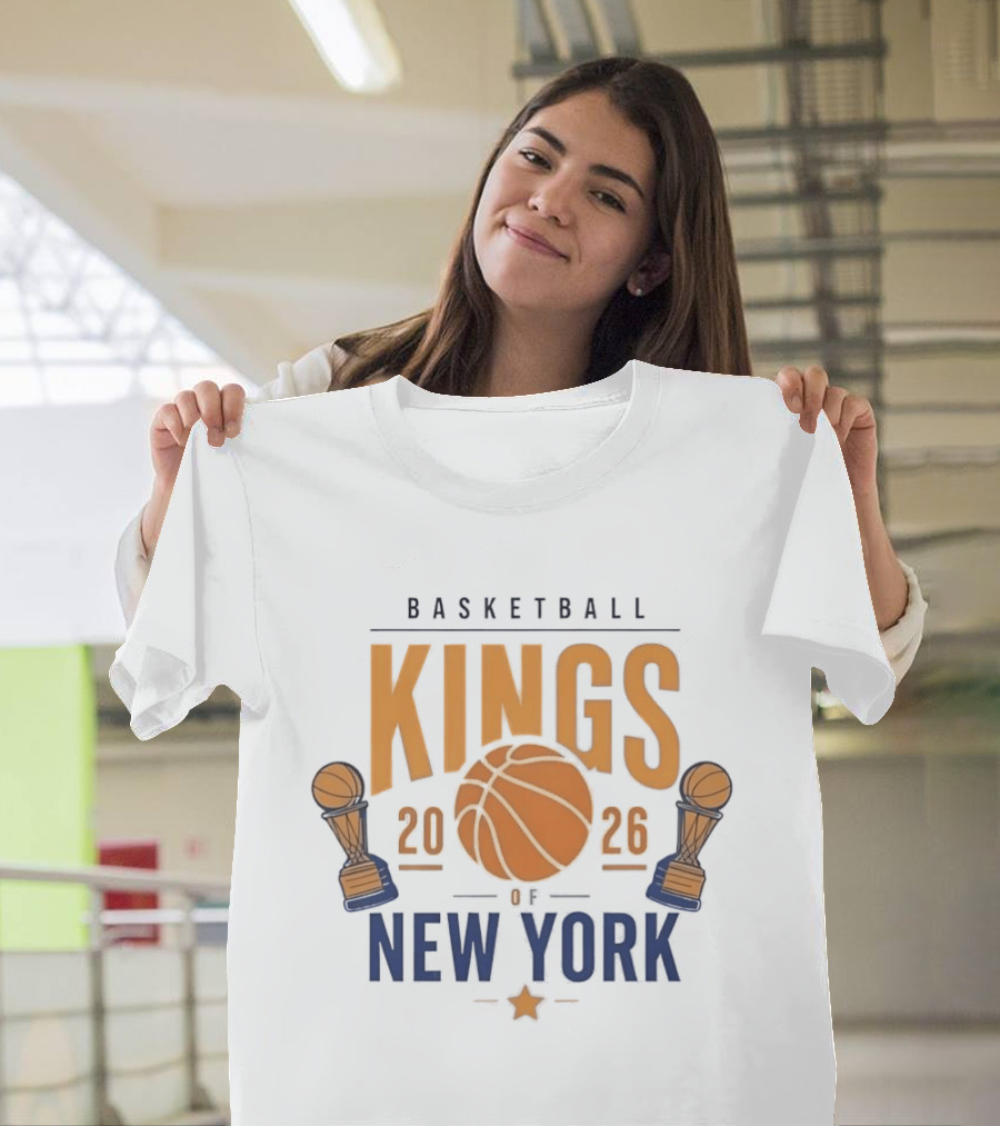 Basketball Kings 2026 Dual Trophy New York T-Shirt
