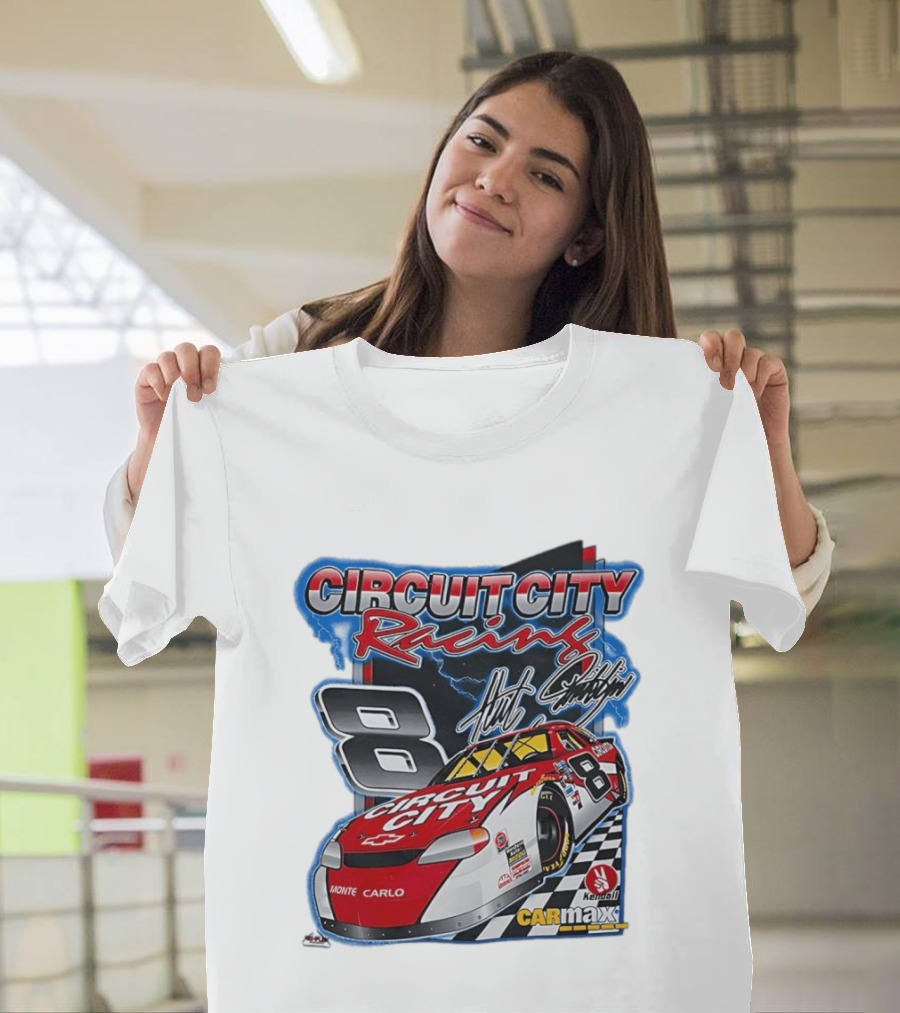 Circuit City Racing Monte Carlo 8 Chevrolet Carmax Kendall NASCAR T-Shirt