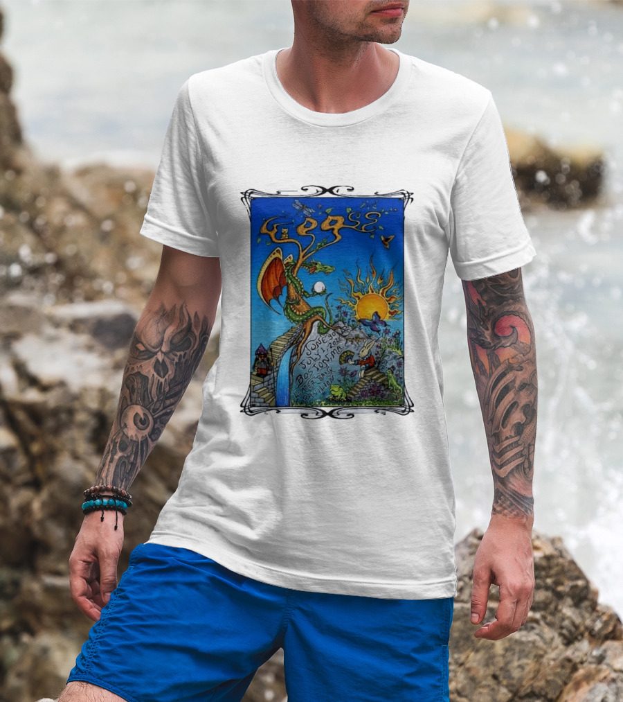 Goose July 2026 Boston Dragon Fantasy Art Leader Bank Pavilion T-Shirt
