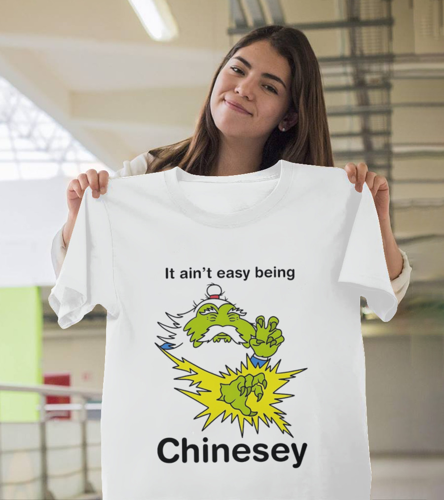 It Ain't Easy Being Chinesey Green Creature Martial Arts T-Shirt