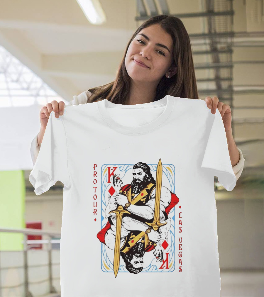 Pro Tour Las Vegas 2026 King Of Diamonds Playing Card T-Shirt