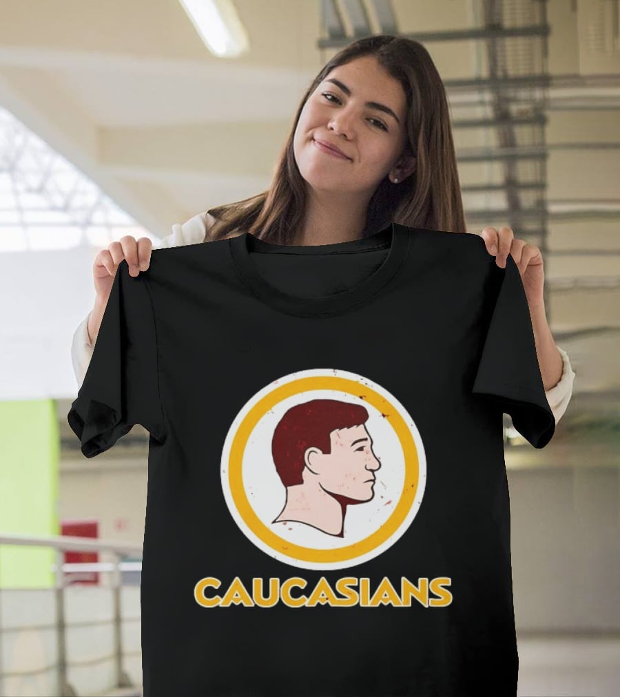 Caucasians Satire Humor Sports Team T-Shirt