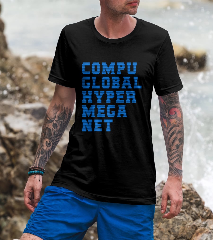 Compu Global Hyper Mega Net The Simpsons T-Shirt