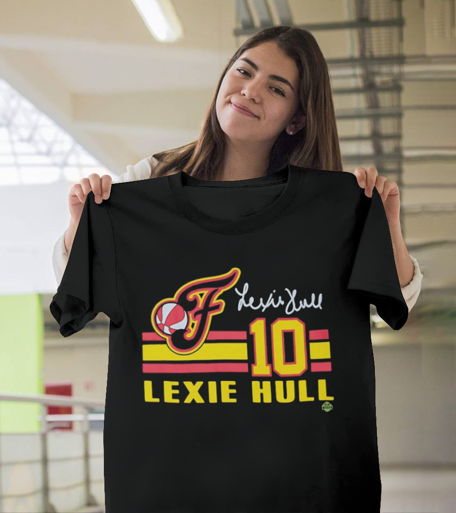 Lexie Hull 10 Indiana Fever WNBA Basketball T-Shirt