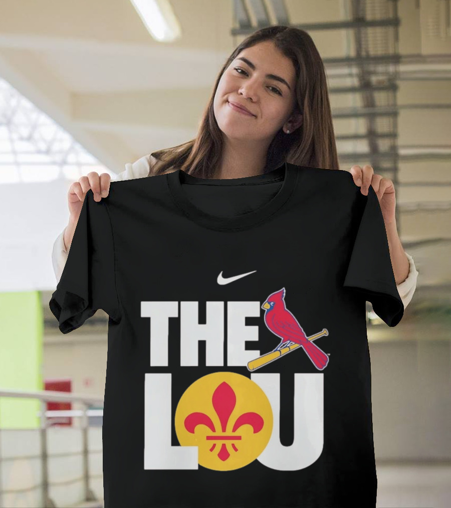 Nike St. Louis Cardinals The Lou Fleur De Lis Classic Baseball Fan Gear T-Shirt