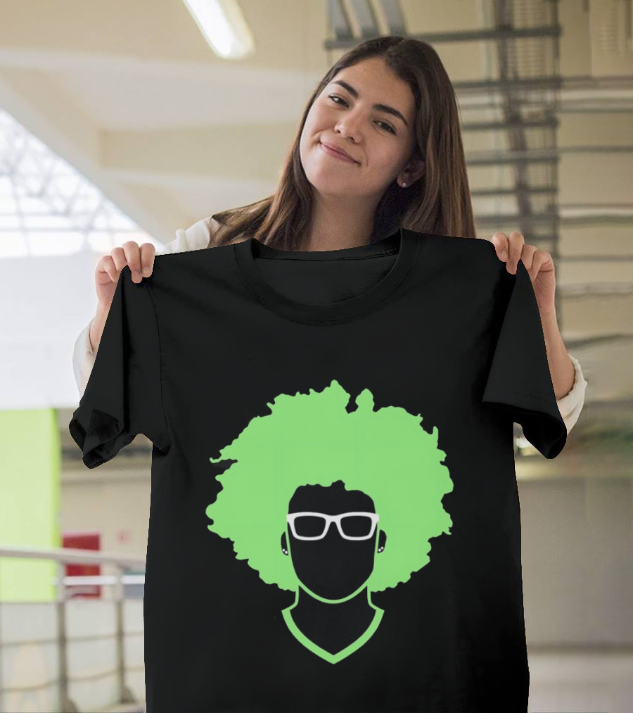Olivia Miles Neon Afro Glasses Outline Minnesota Lynx T-Shirt