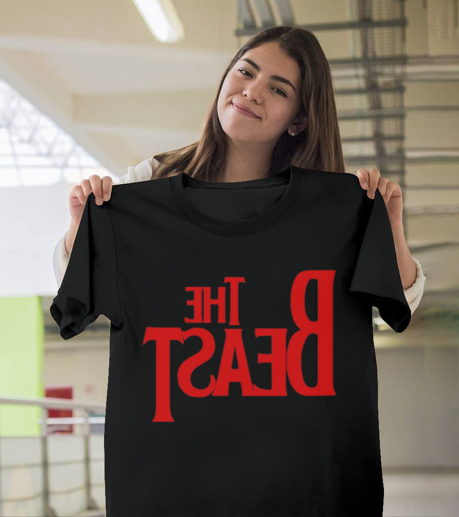 The Beast Bold Red Lettering T-Shirt