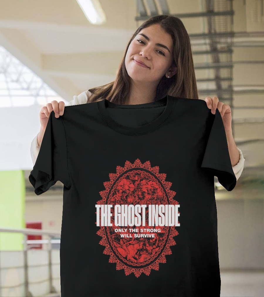 The Ghost Inside Only The Strong Will Survive Red Oval T-Shirt