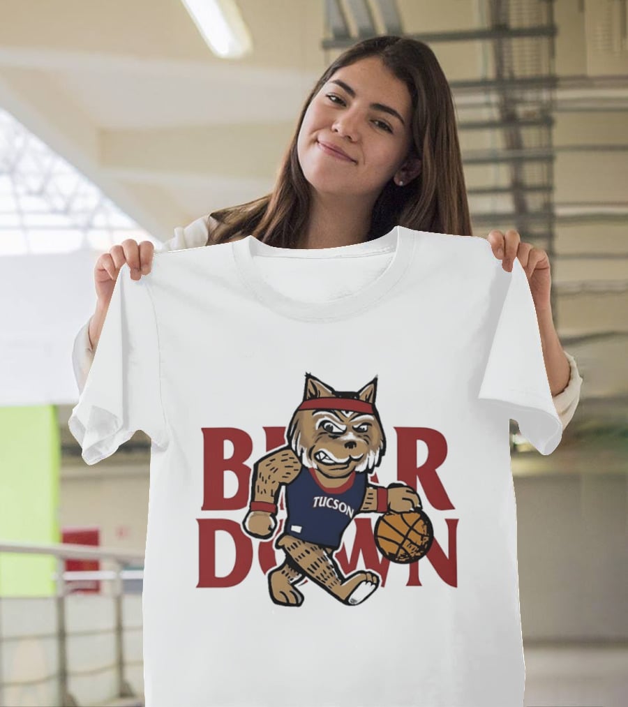Bear Down Tucson Wildcats Basketball T-Shirt