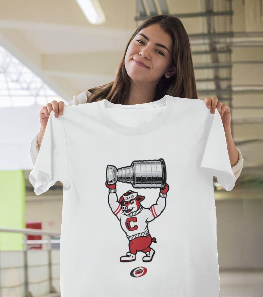 Carolina Hurricanes Stormy Canes Stanley Cup Victory T-Shirt