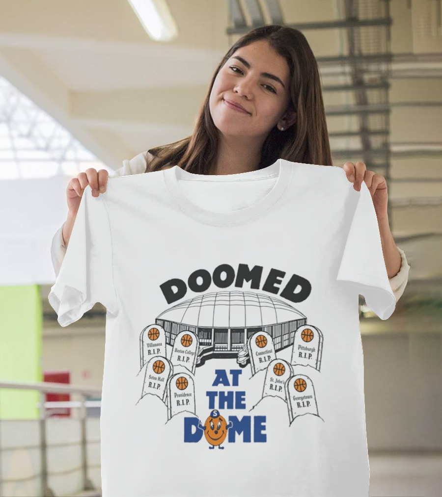 Doomed At The Dome Basketball Arena With Tombstones RIP T-Shirt
