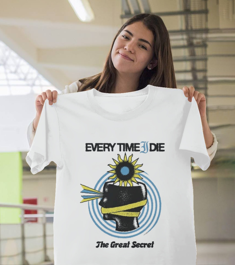 Every Time I Die The Great Secret Sunflower Head Exploding Concept T-Shirt