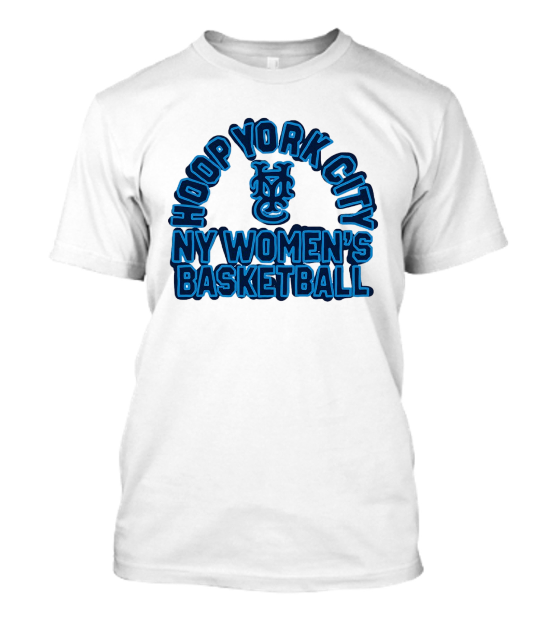 Hoop York City NY Women's Basketball New York Knickerbockers Basketball T-Shirt