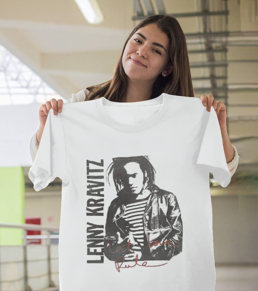 Lenny Kravitz Let Love Rule High Contrast T-Shirt