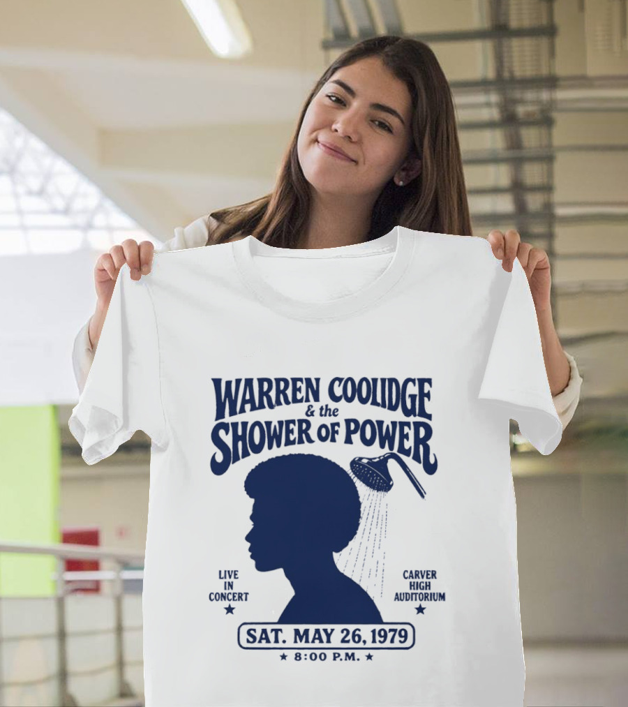 Warren Coolidge & The Shower Of Power Live In Concert Carver High Auditorium Sat May 26 1979 8:00 P.M. T-Shirt