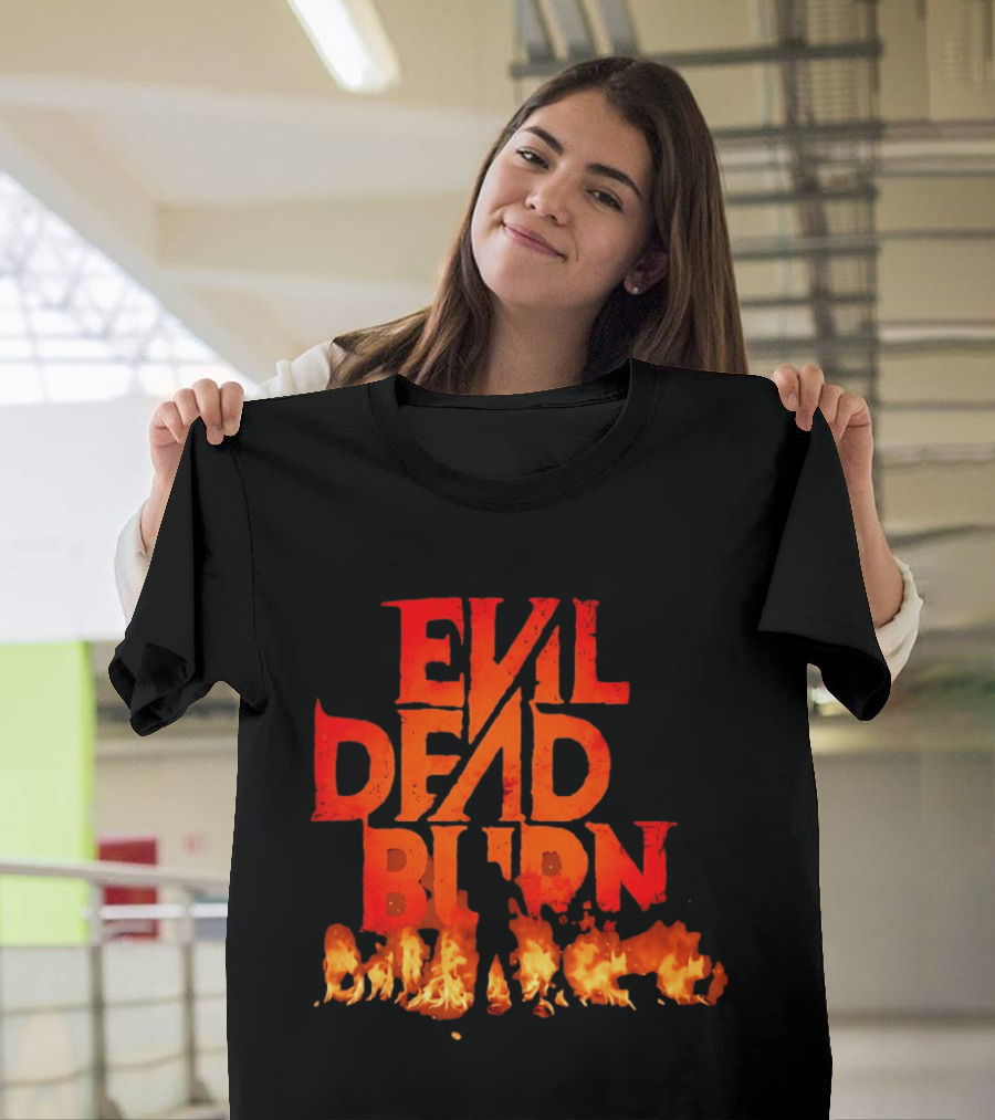 Evil Dead Burn Flaming T-Shirt
