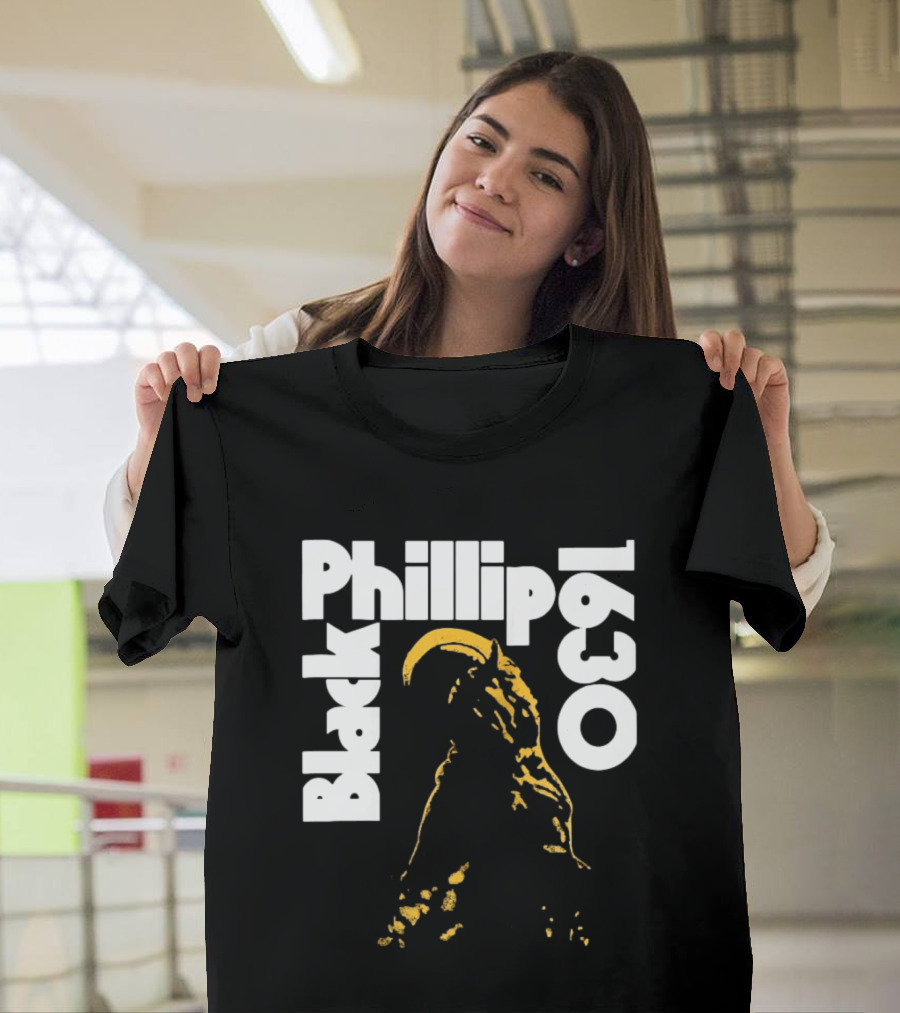 Black Phillip 1630 The Witch A24 Horror Movie T-Shirt