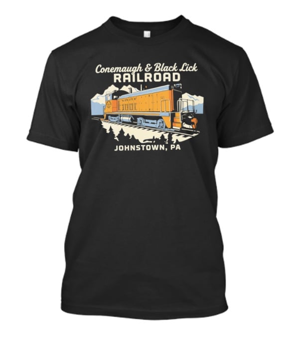Conemaugh And Black Lick Railroad Locomotive Johnstown PA T-Shirt