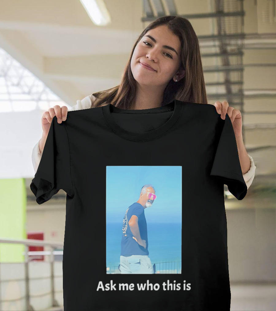 Ask Me Who This Is Hideo Kojima Scenic Beach T-Shirt