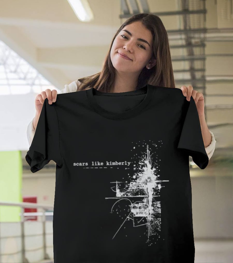 Scars Like Kimberly USA Tour 2026 Abstract White T-Shirt