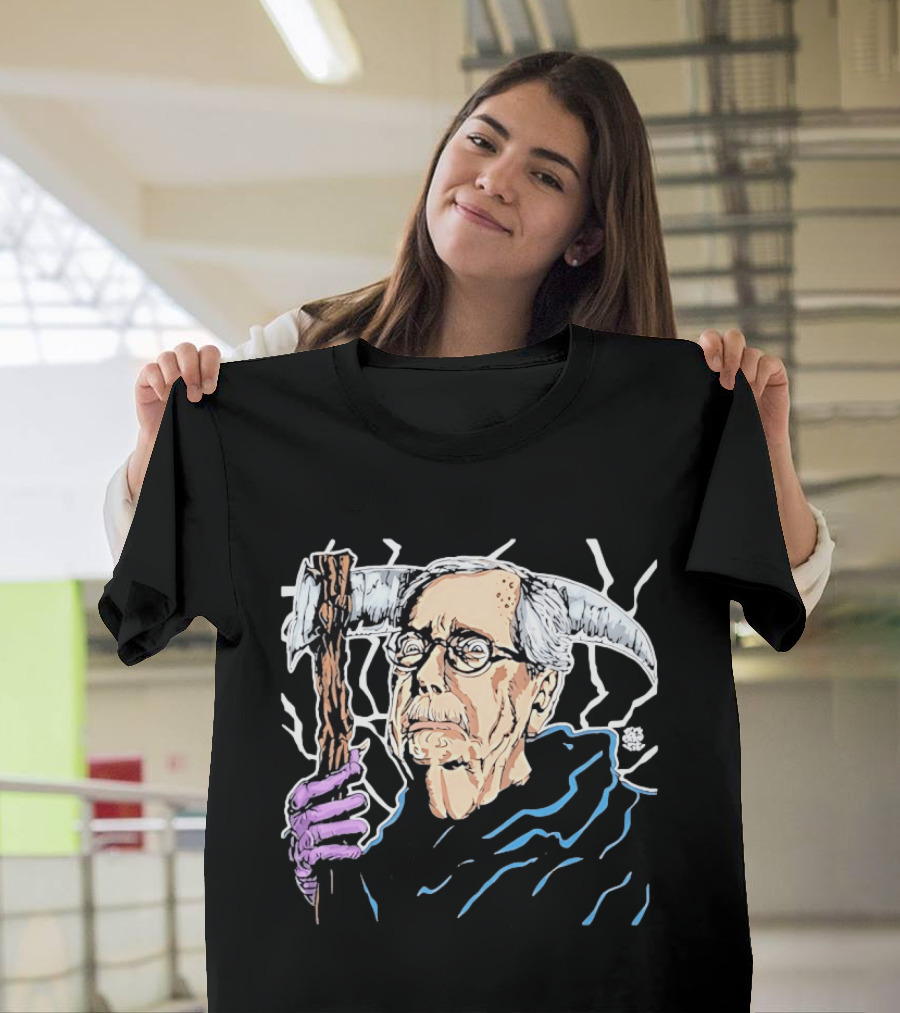 Mitch McConnell Grim Reaper Cartoon Satire Dark Humor T-Shirt