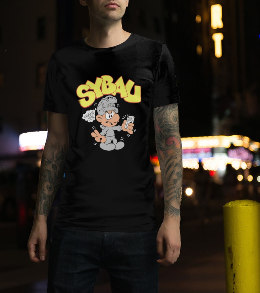 Sybau Freako Did It Cartoon Streetwear T-Shirt