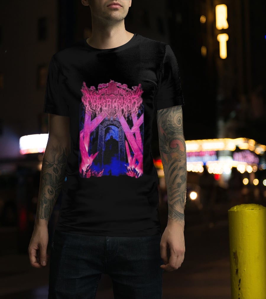Netherwalker Crystal Knight Gothic Fantasy Portal Enigma T-Shirt