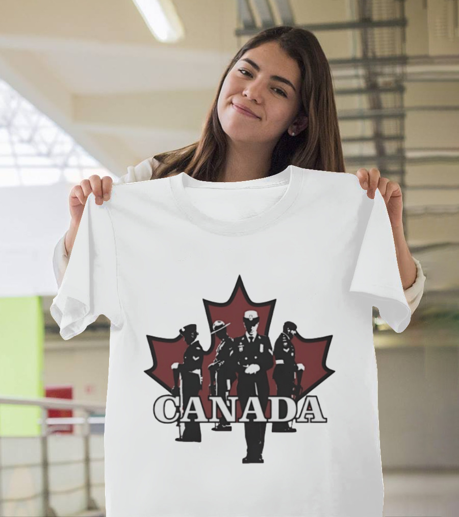 Canada Maple Leaf Canadian Armed Forces Personnel T-Shirt
