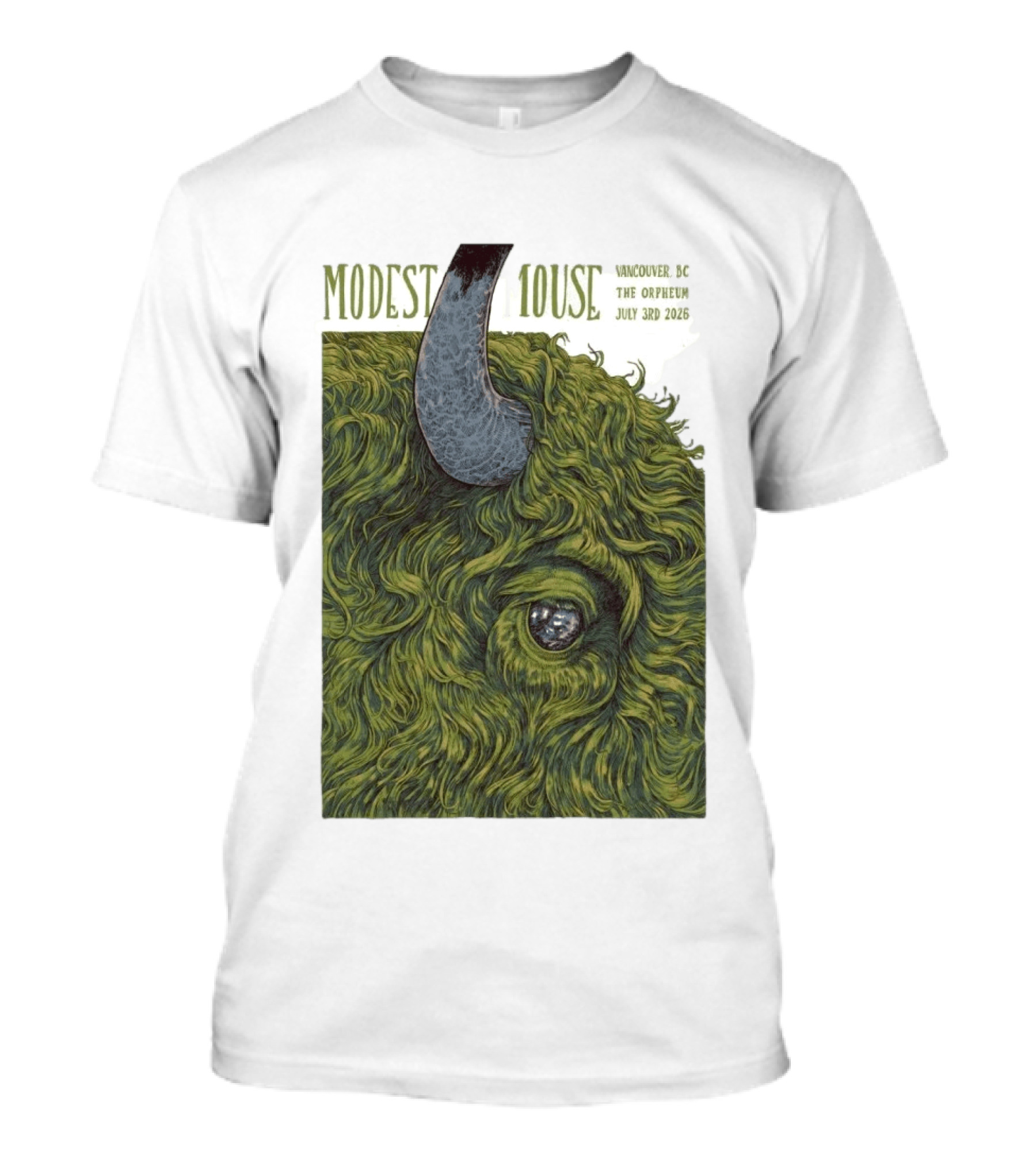 Modest Mouse Vancouver BC The Orpheum July 3 2026 Buffalo T-Shirt