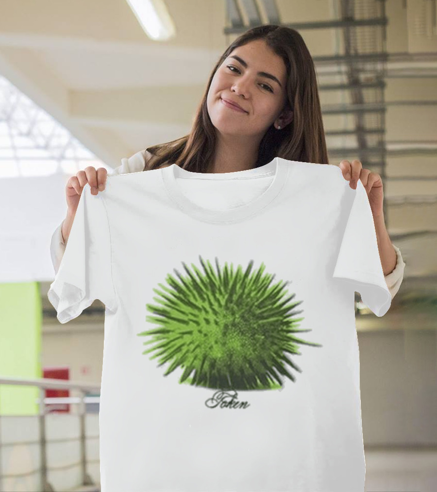 Note Token Nyc Touch Green Artistic Burst T-Shirt