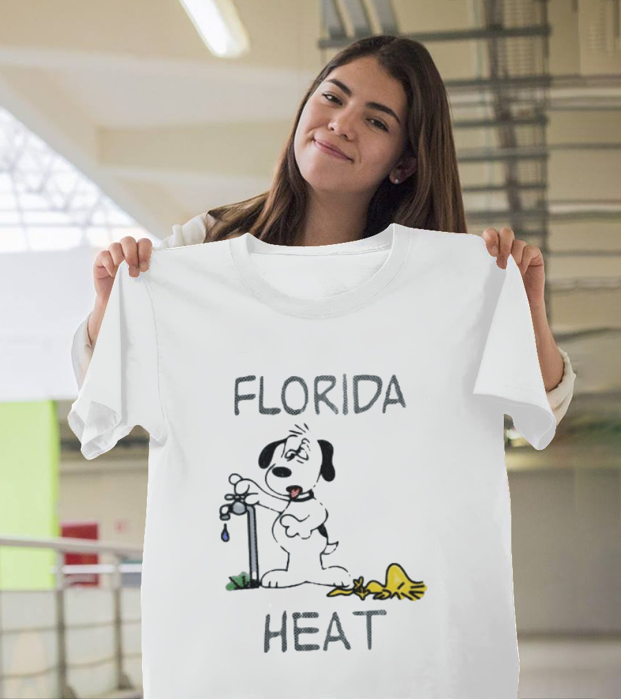 Florida Heat Snoopy Woodstock Peanuts T-Shirt
