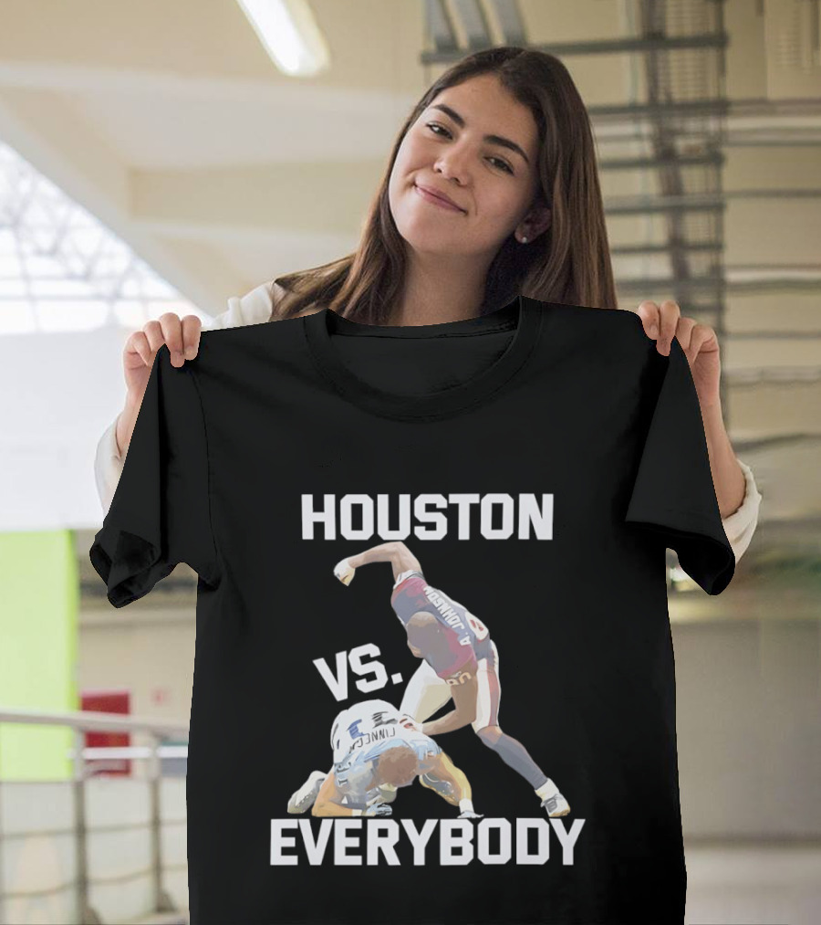 Houston Andre Johnson Vs Cortland Finnegan Everybody Texans Football Rivalry T-Shirt